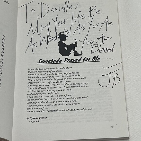 Somebody Prayed for Me Conversations Life Healing By James E. Brown Signed - Picture 6 of 7